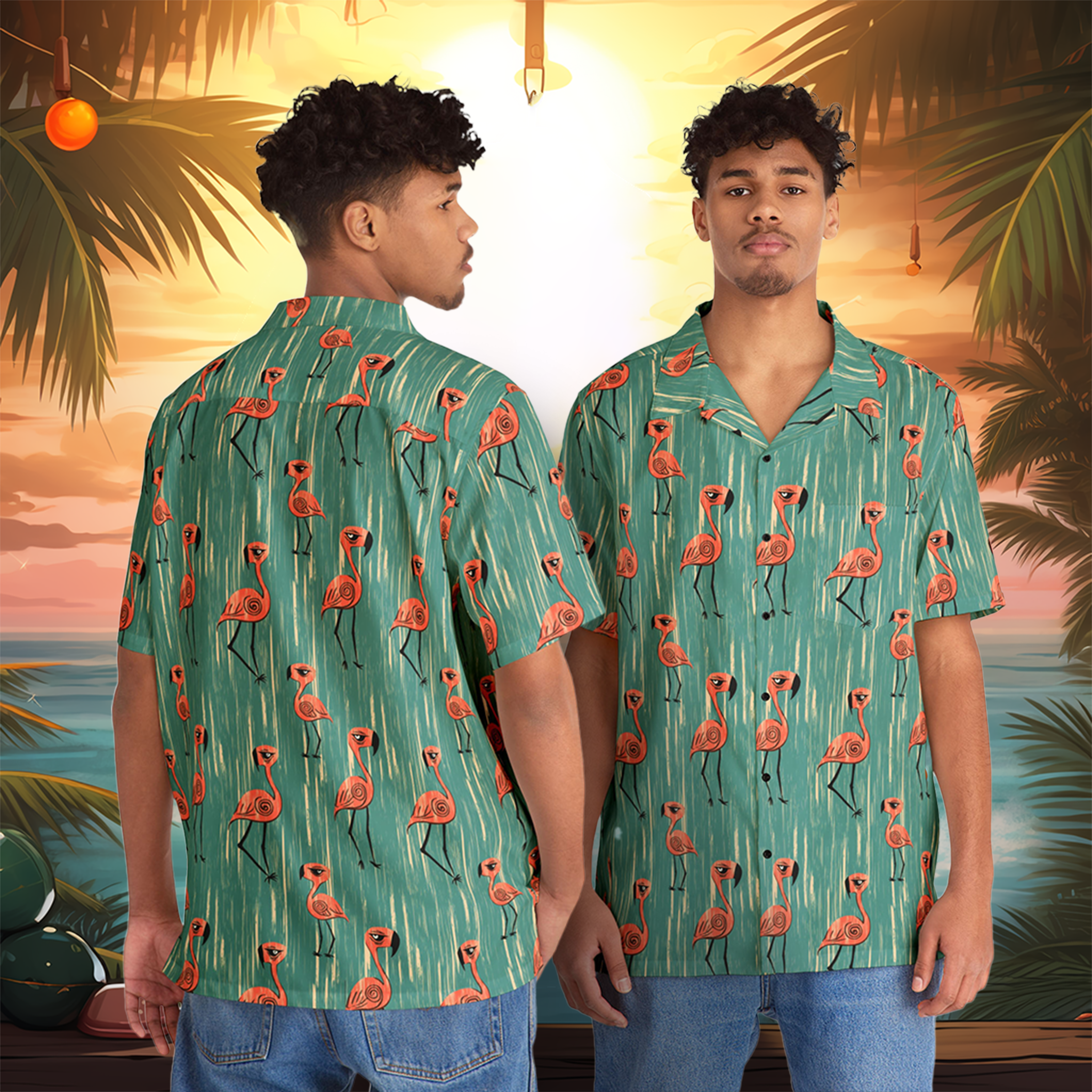 Undead Flamingo | Discover Unique Hawaiian Shirts